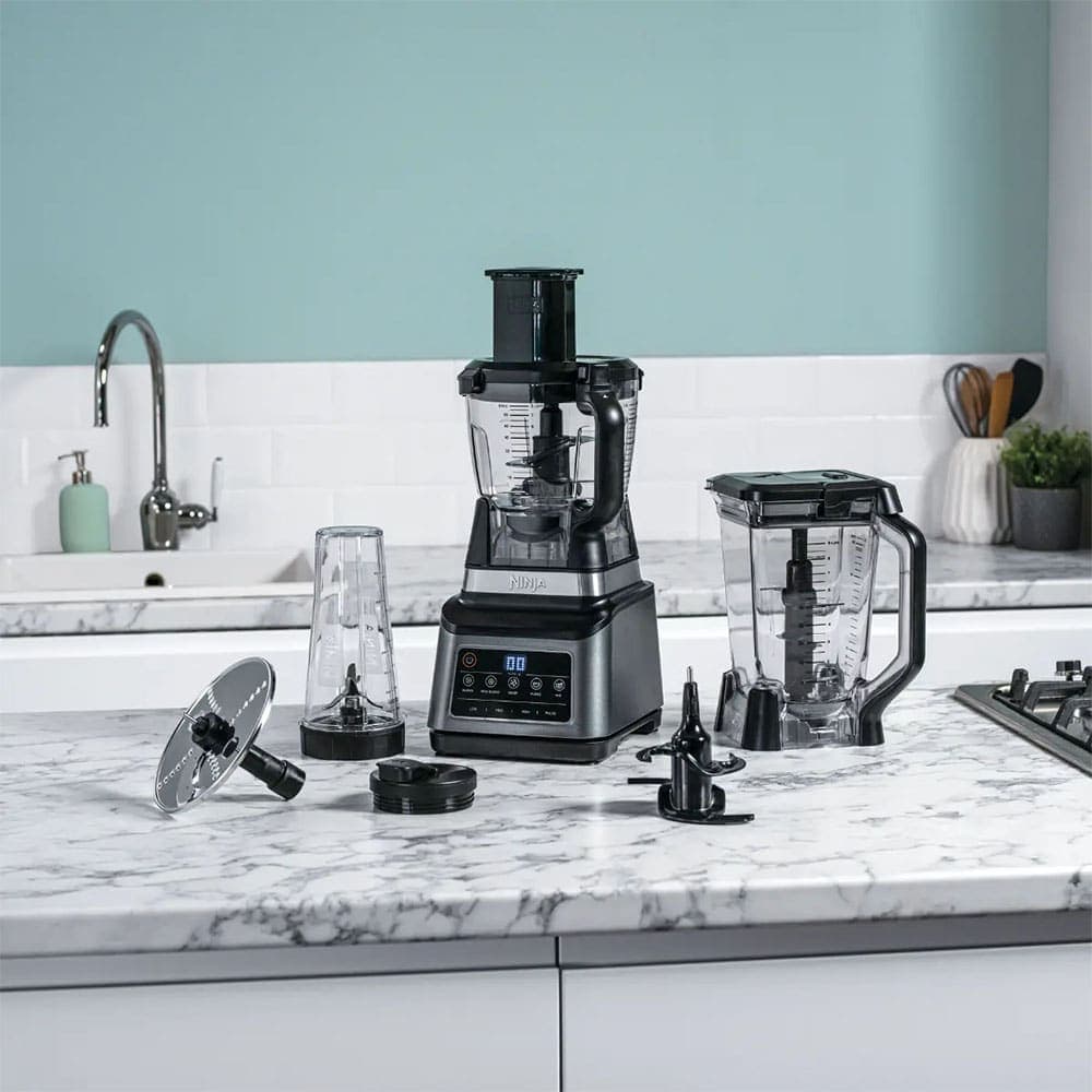 غذاساز برند نینجا مدل Ninja 3-in-1 Food Processor with Auto-IQ BN801 – (مشکی / نقره ای) — تصویر ۳