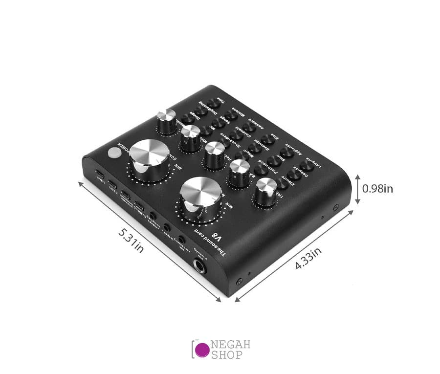 کارت صدا V8 Sound Card BK — تصویر ۸