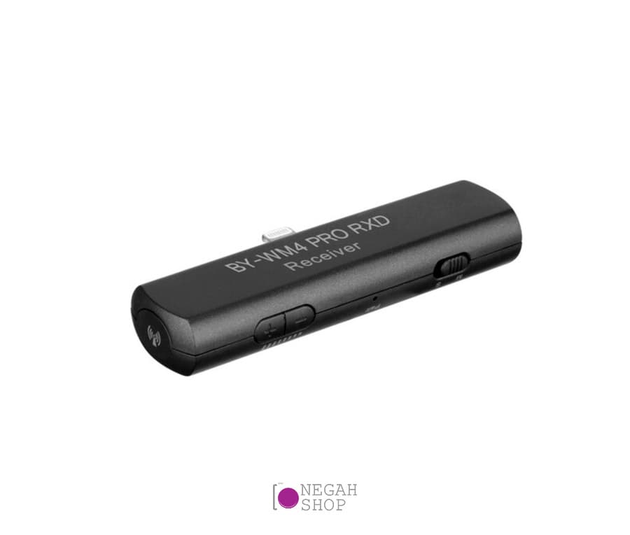 گیرنده بی سیم میکروفون بویا Boya BY-WM4 RXD مناسب آیفون — تصویر ۲