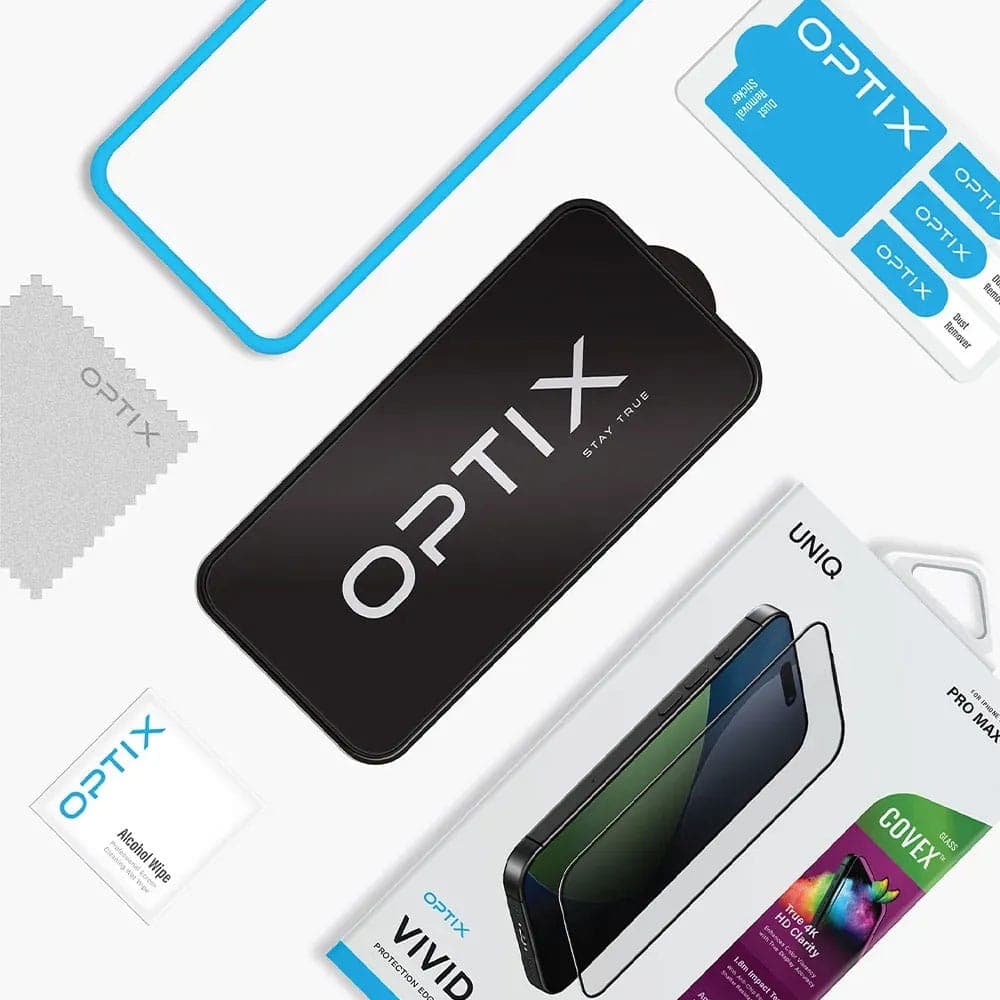 گلس مات یونیک مناسب آیفون ۱۷ مدل UNIQ Optix Covex Matte iPhone 17 — تصویر ۴