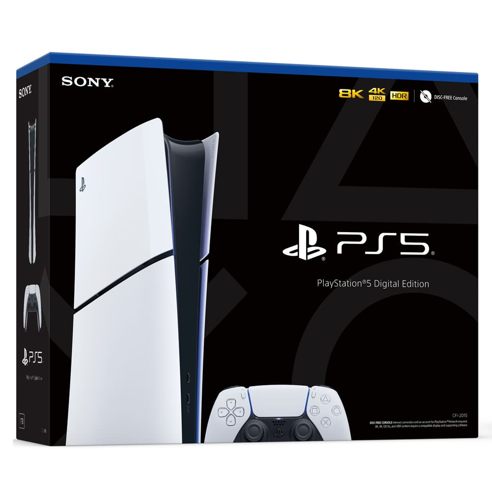 کنسول بازی سونی پلی استیشن 5 اسلیم دیجیتال | PlayStation 5 Slim Digital ظرفیت 825 گیگابایت (۲۱۱۶) — تصویر ۳