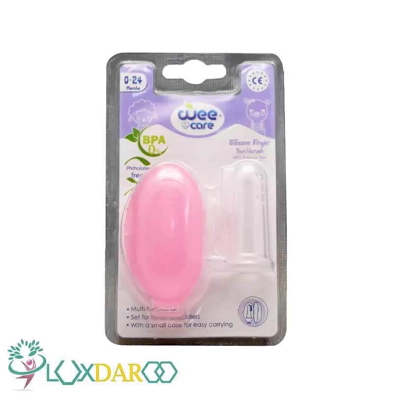 مسواک انگشتی سیلیکونی مناسب کودکان 0 تا 24 ماه کد S601 وی کر