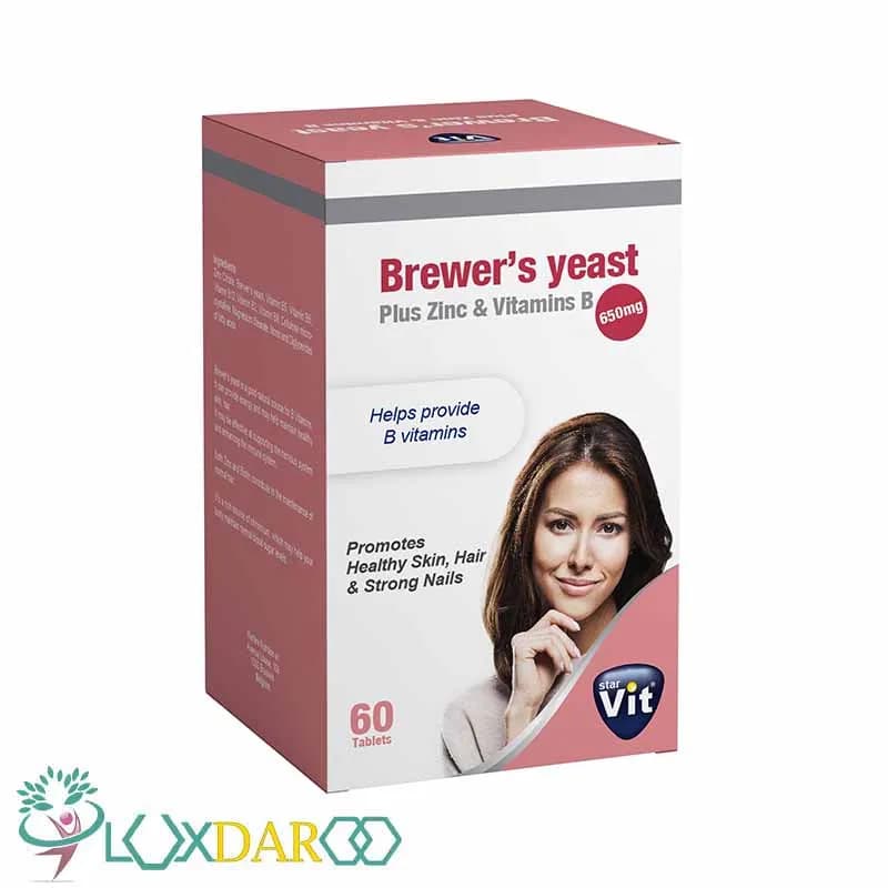 قرص مخمر آبجو چاقی صورت brewers yeast 60 عدد
