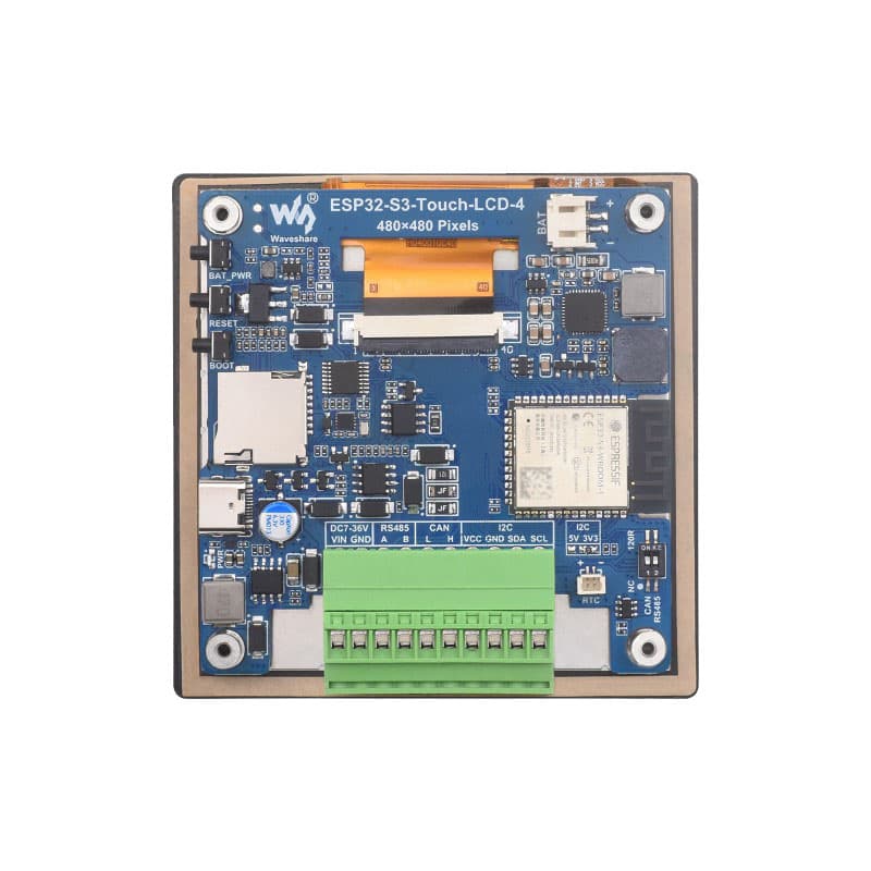برد توسعه ESP32-S3 به همراه نمایشگر 4 اینچ برند Waveshare — تصویر ۴