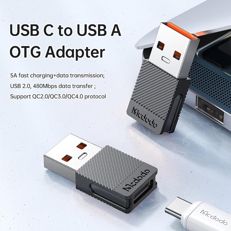 تبدیل USB OTG به تایپ سی مک دودو OT-6970 — تصویر ۳