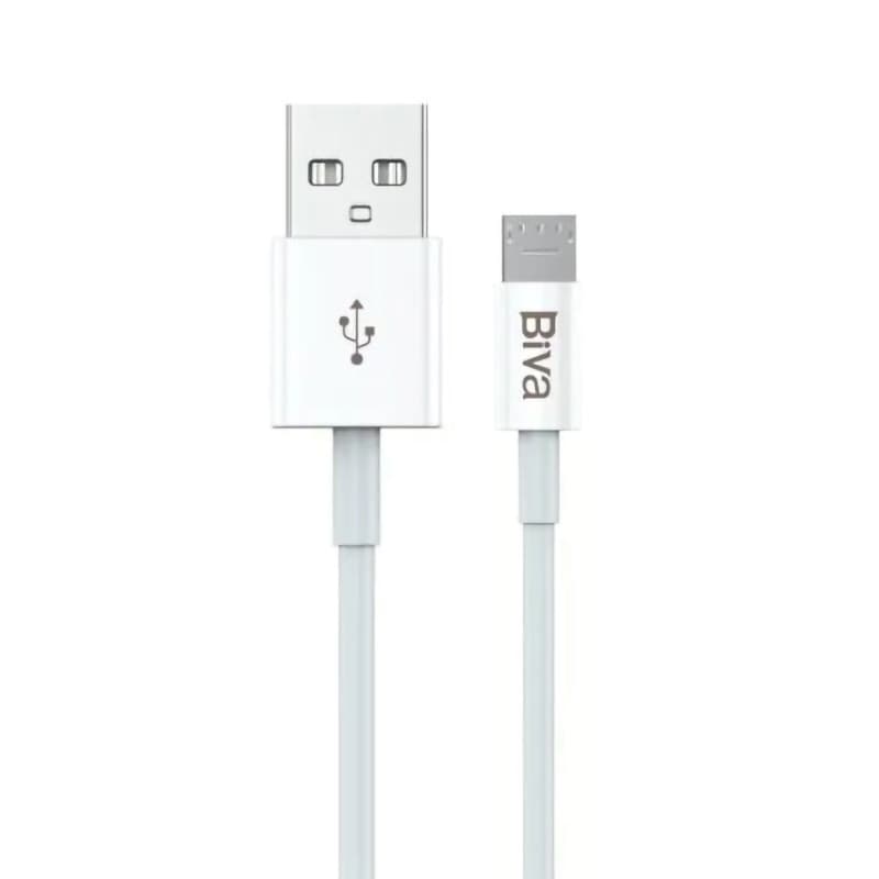 کابل میکرو یو اس بی فست شارژ 2.4 آمپر بیوا C-10V طول 1.2 متر — تصویر ۲