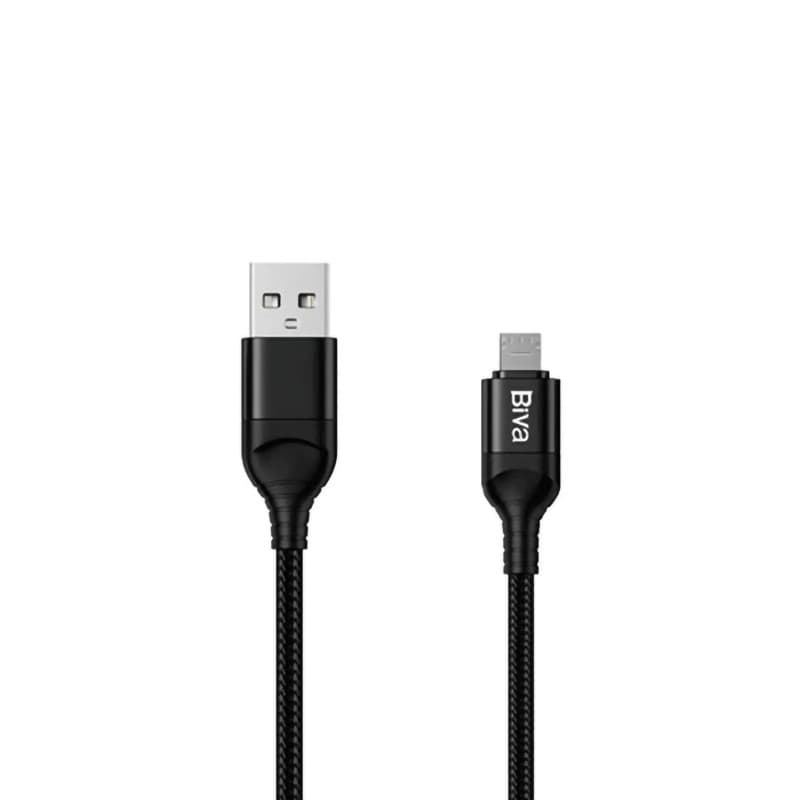 کابل میکرو یو اس بی 2.4 آمپر بیوا C-03V طول 1.2 متر — تصویر ۲