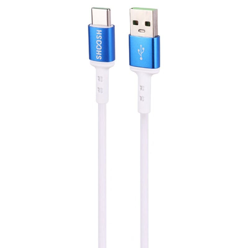 کابل تایپ سی فست شارژ 5 آمپر شوش SH72C طول 1.1 متر — تصویر ۲