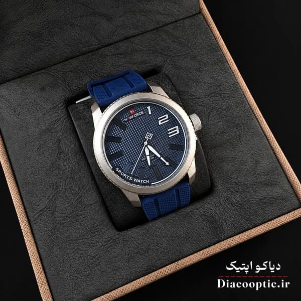 ساعت مچی اورجینال مردانه موتور ژاپن برند نیوی فورس مدل NF9202 بند رابر — تصویر ۸