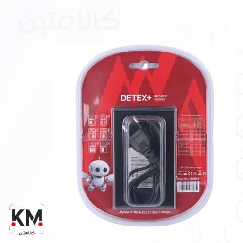 شارژر و باتری نیم قلمی +DETEX — تصویر ۲