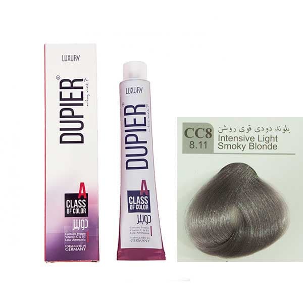 رنگ مو دوپیر بلوند دودی قوی روشن شماره 8.11 CC8