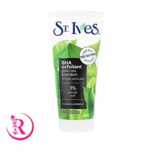 اسکراب لایه بردار پوست سینت ایوز مدل bha exfoliant حاوی green tea & bamboo وزن ۱۷۰ گرم
