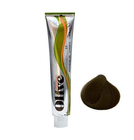 رنگ موی الیو دودی متوسط شماره Olive 4.1