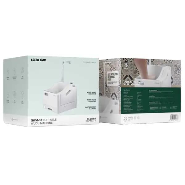 دستگاه شستشو قابل حمل شارژی گرین‌لاین مدل Green Lion GWM-10 GNGW10PWUDWH — تصویر ۲