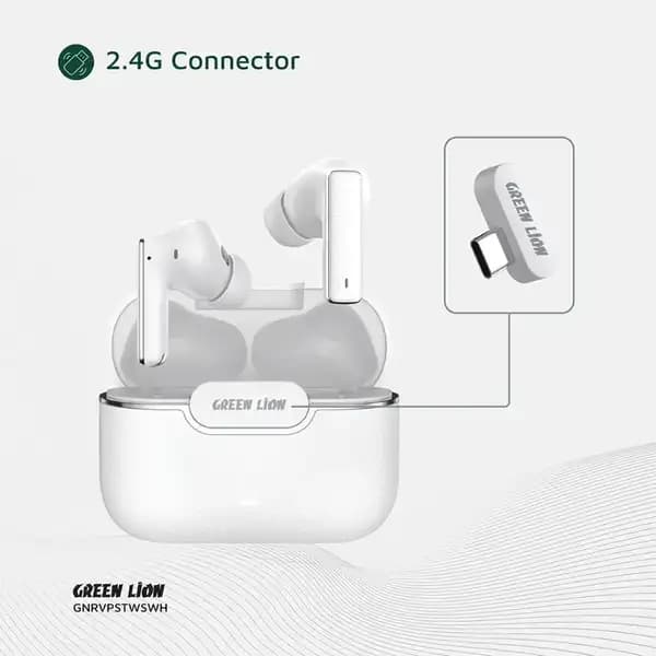 ایرپاد گرین لاین مدل Green Lion River Plus True Wireless Earbuds GNRVPSTWSBK — تصویر ۶
