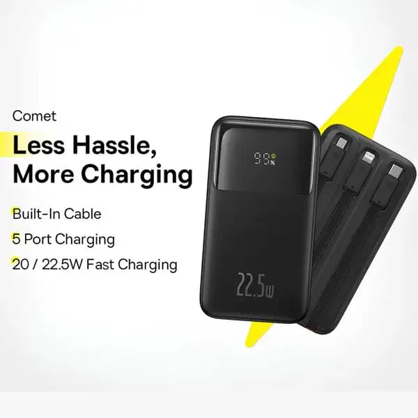 پاوربانک 20000 هزار 22.5 وات بیسوس مدل Baseus PPMD2-20 — تصویر ۳