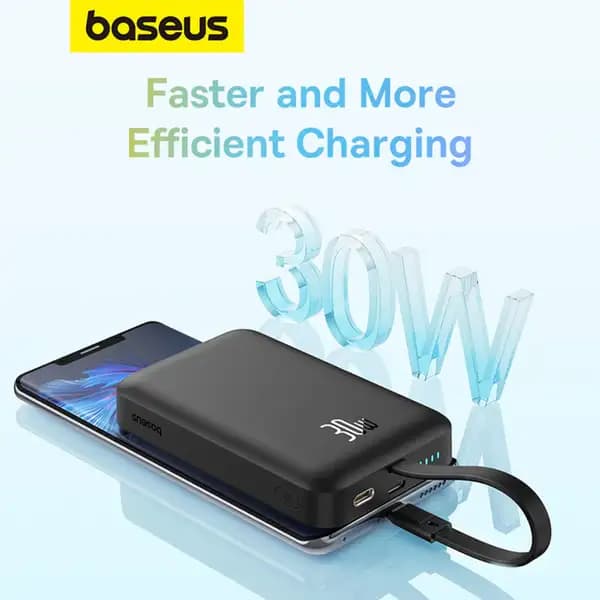 پاوربانک 10000 هزار 22.5 وات بیسوس مدل Baseus EnerFill FP21 — تصویر ۳