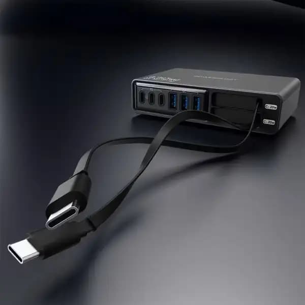 شارژر رومیزی 320 وات پاورولوژی مدل Powerology Univo Charging Station — تصویر ۴