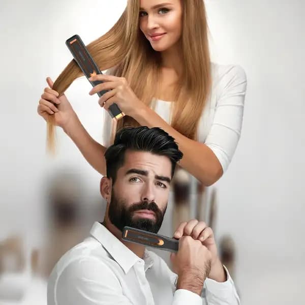 برس حرارتی صاف‌کننده مو و ریش بی‌سیم گرین لاین مدل Green Lion Cordless Beard and Hair Straightener — تصویر ۳