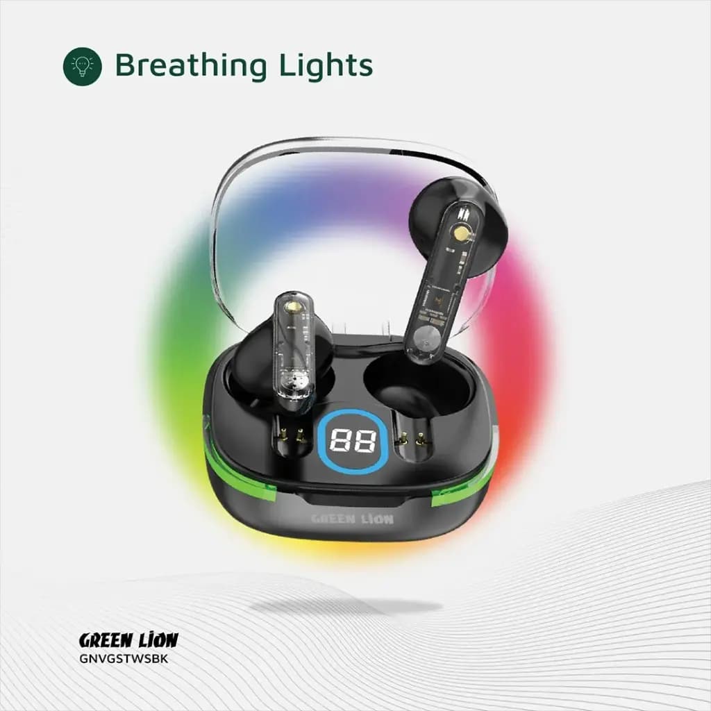 ایرپاد گرین لاین مدل Green Lion Vegas True Wireless Earbuds — تصویر ۴