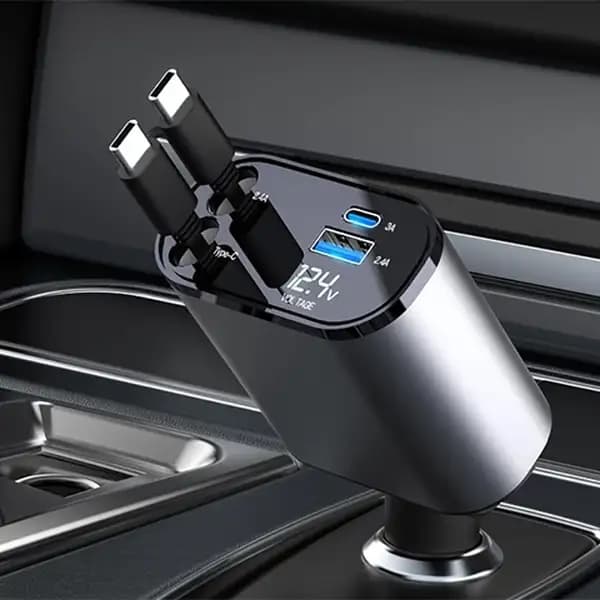 شارژر فندکی خودرو گرین لاین مدل Green Lion 50W Car Charger — تصویر ۲