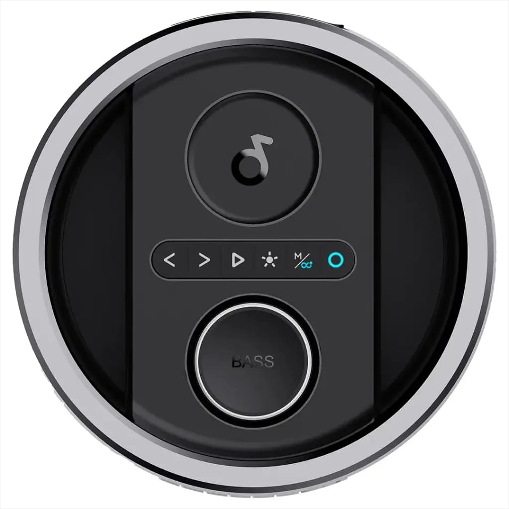 اسپیکر بلوتوثی پرودو مدل Porodo Soundtec Tiesto Portable Karaoke Speaker PDSTGW62BK — تصویر ۳