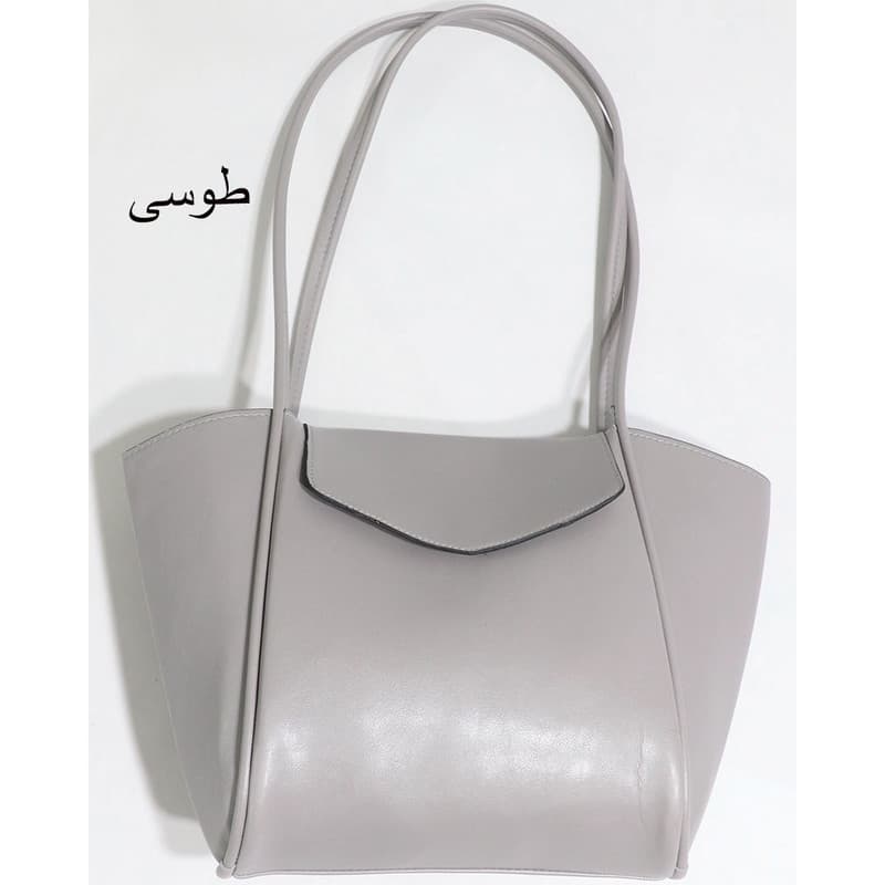 کیف دوشی زنانه مدل چرم مصنوعی مجلسی طرح ساده کد 99500 — تصویر ۳