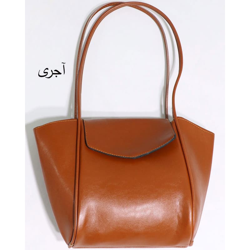 کیف دوشی زنانه مدل چرم مصنوعی مجلسی طرح ساده کد 99500 — تصویر ۷
