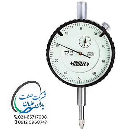 ساعت اندیکاتور پشت تخت ۲۵ میلی‌متر مدل 2302-25F اینسایز (INSIZE)