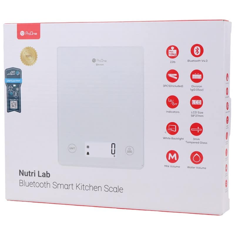 ترازو دیجیتال آشپزخانه پرووان مدل ProOne Nutri Lab — تصویر ۳