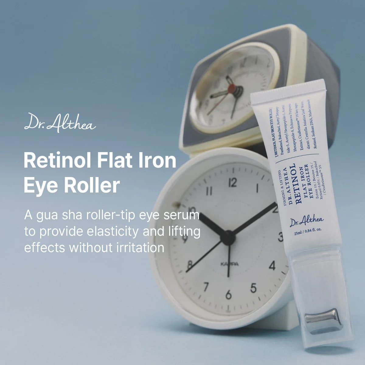 دور چشم رولی رتینول دکتر التیا ضد چروک و جوانساز پوست DR,ALTHEA RETINOL FIAT IRON EYE ROLLER — تصویر ۴