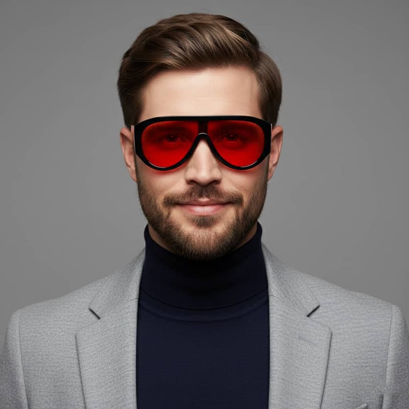 عینک شب خلبانی (Aviator) مدل FH 86086 — تصویر ۳