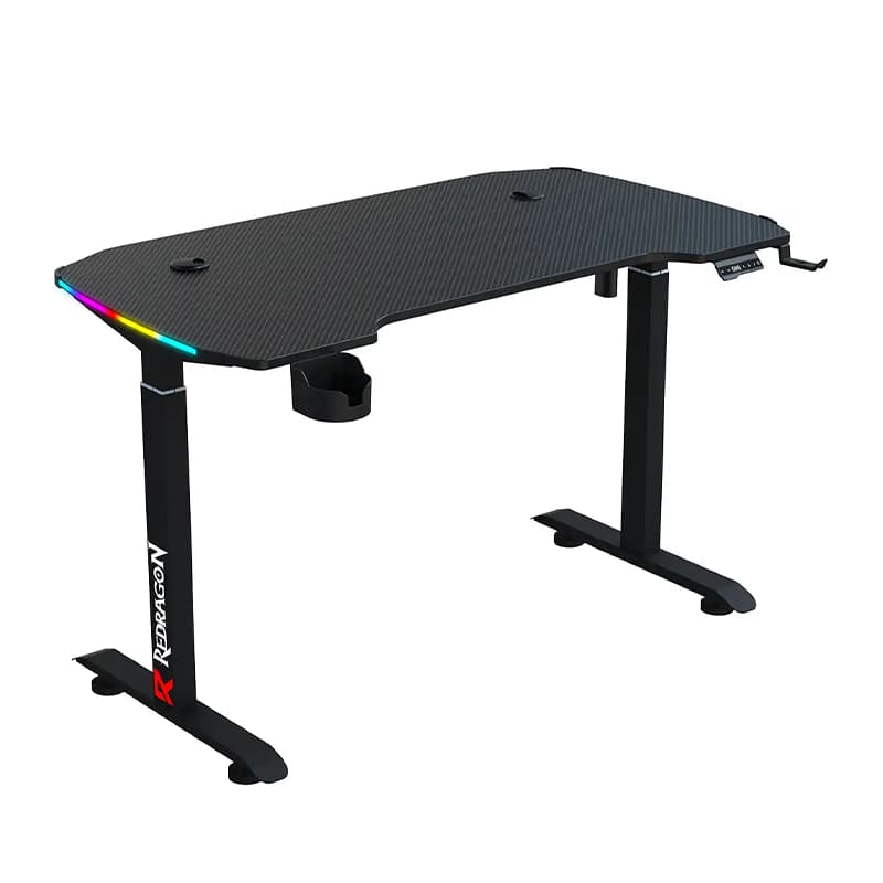 میز گیمینگ موتور دار ردراگون مدل GD-3320-L 160cm RGB