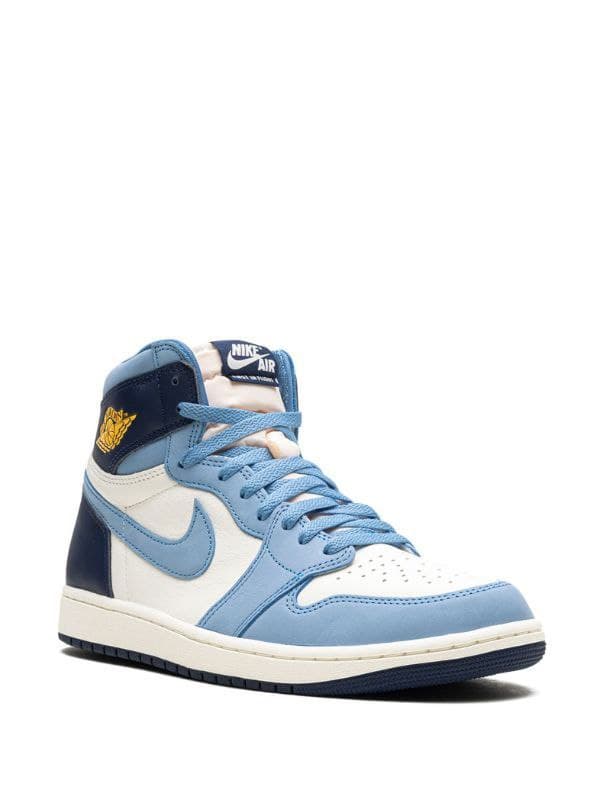 نایک ایر جردن ۱ ساقدار فلایت آبی Nike air jordan 1 high First Flight — تصویر ۲