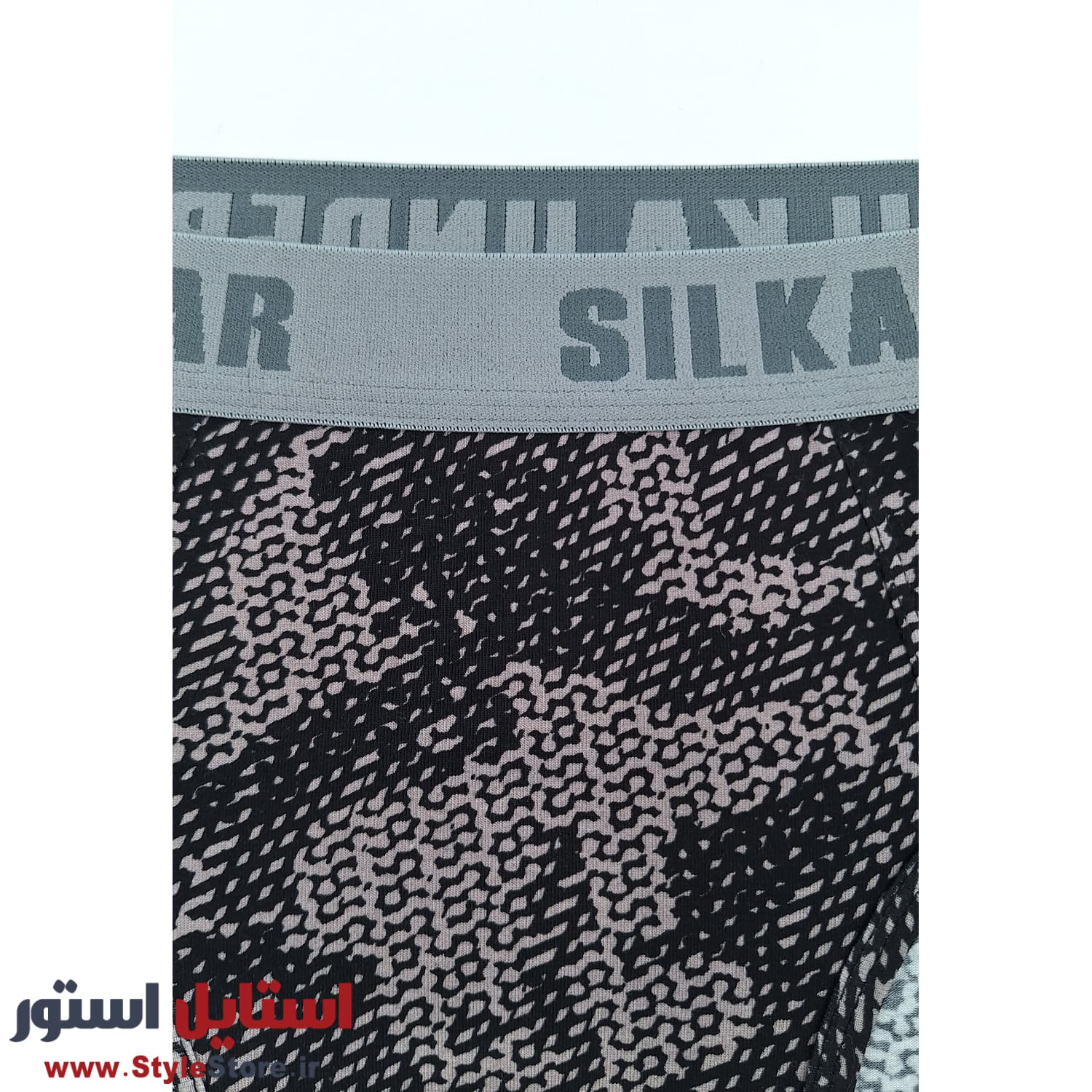 شورت نیم پا مردانه سیلکا مدل پوست مار کد 2134 — تصویر ۳