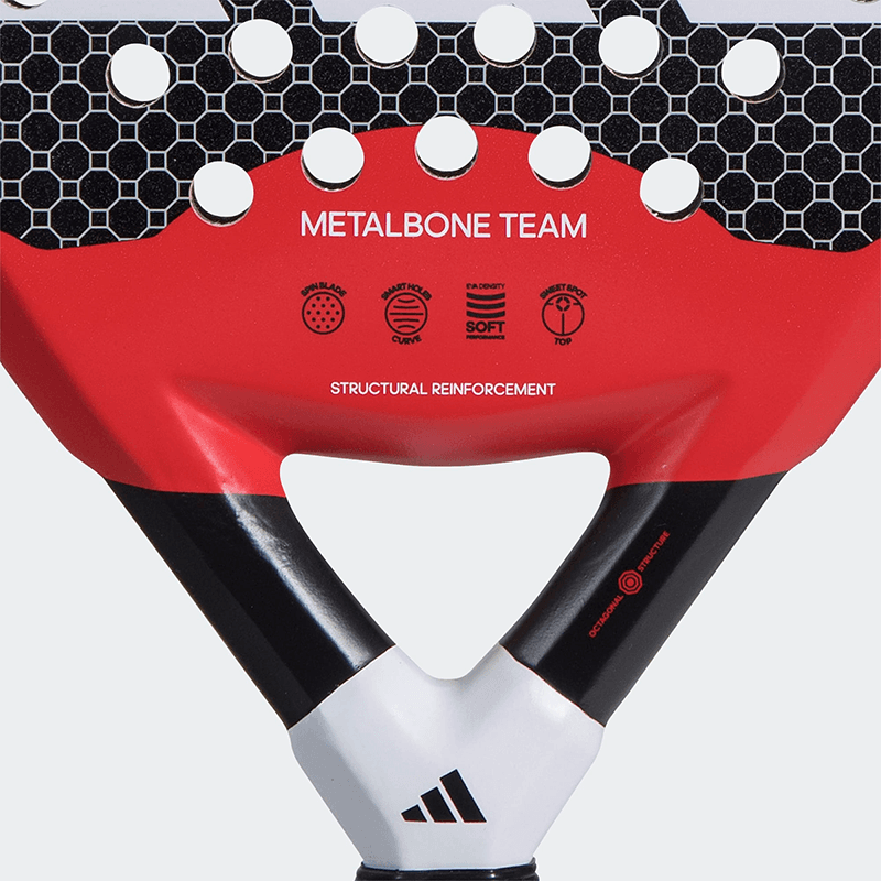راکت پدل آدیداس Metalbone Team – مشکی/قرمز — تصویر ۵