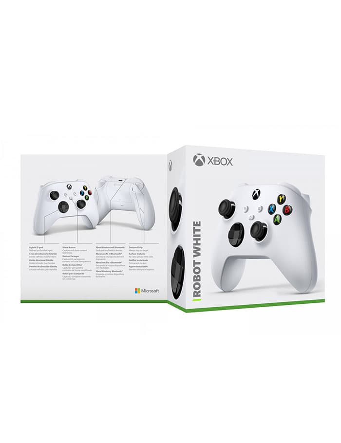 دسته بازی ایکس باکس X و S اورجینال بیسیم سفید Xbox Controller سری جدید — تصویر ۴
