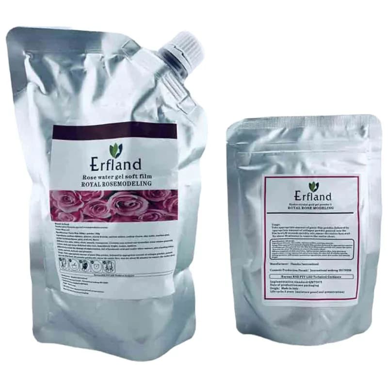 ماسک صورت دوفاز لاتکسی گل رز ارفلند Erfland