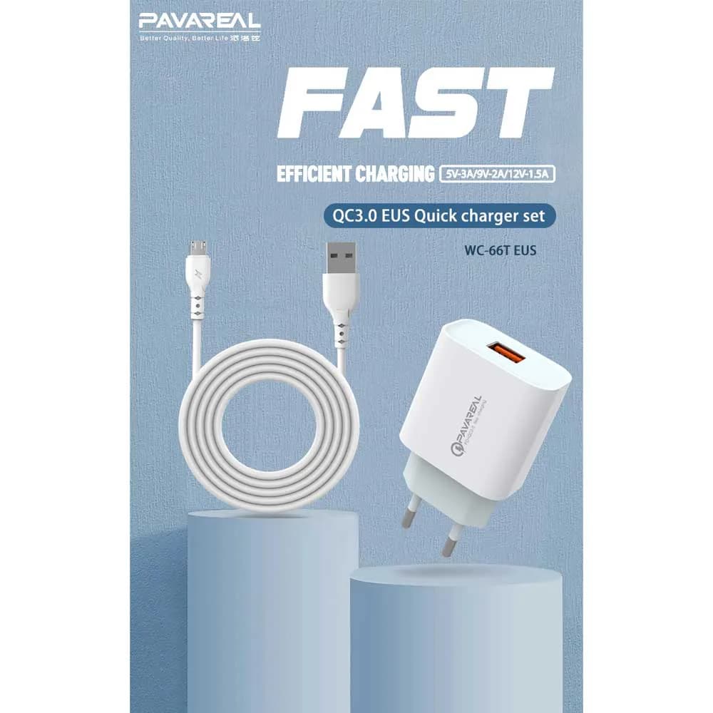 شارژر دیواری پاواریل میکرو مدل WC-66 — تصویر ۴