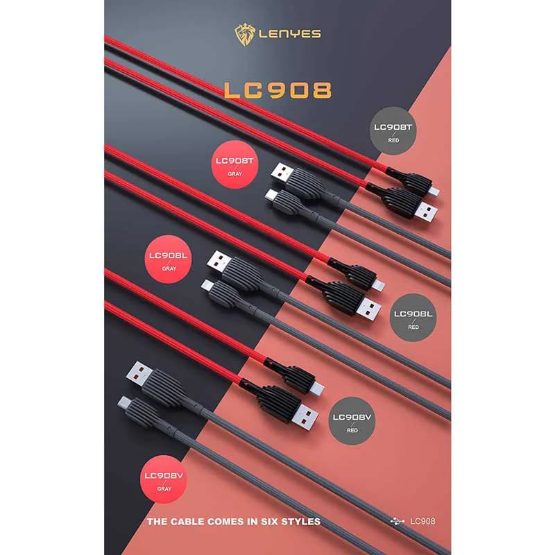کابل شارژر لنیز میکرو مدل LC908V — تصویر ۵