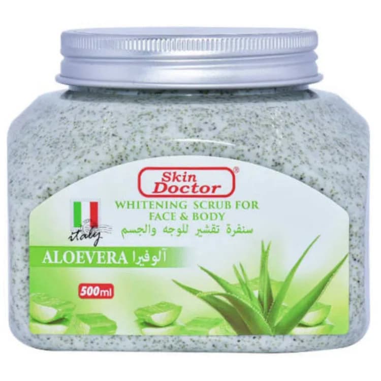 اسکراب آلوئه ورا دکتر اسکین Skin Doctor حجم 500 گرم