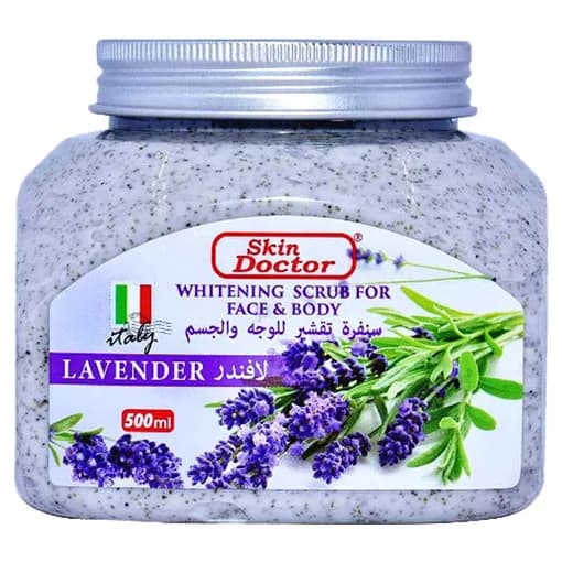 اسکراب لایه بردار اسطوخودوس دکتر اسکین Skin Doctor حجم ۵۰۰ گرم