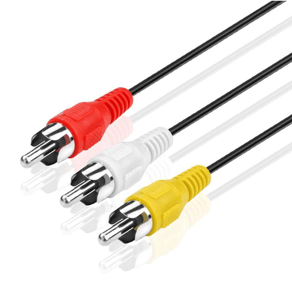 کابل تبدیل 3 جک RCA به 3 جک D-NET RCA کیفیت معمولی