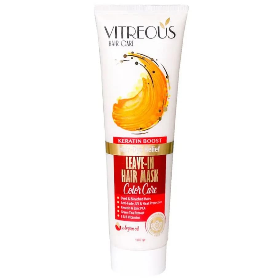 ماسک مو مخصوص موهای رنگ شده ویتروس Vitreous حجم 100 گرم