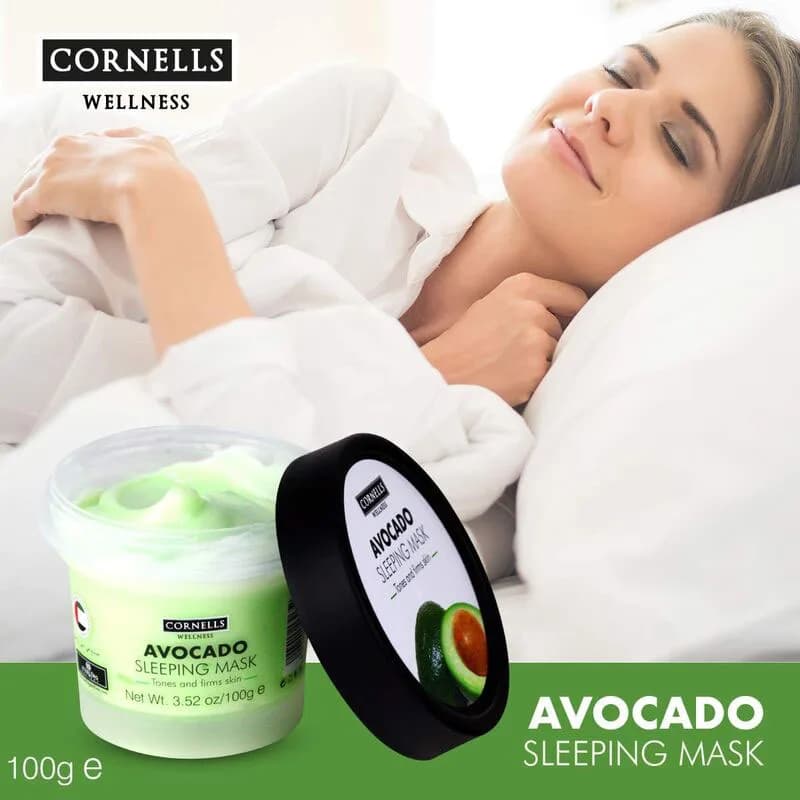 ماسک خواب آواکادوو تقویت و سفت کننده پوست کورنلس CORNELLS حجم 100 گرم — تصویر ۲