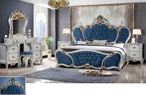سرویس خواب سلطنتی دو نفره زمرد مبلمان فرنا مدل 1143453