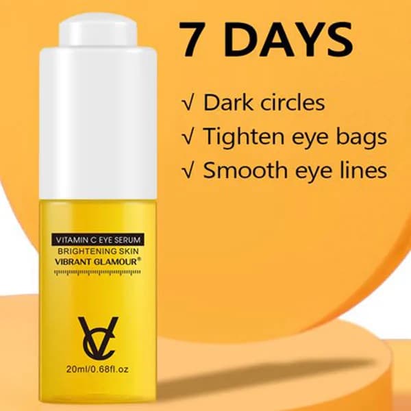 سرم دور چشم ویتامین سی ویبرانت گلامور vibrant glamour حجم 20 میل — تصویر ۶