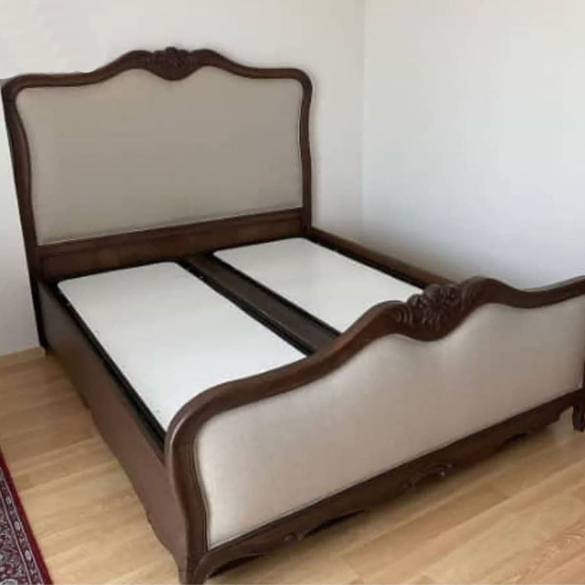 سرویس خواب مدل ابزاری طرح سه گل مبلمان فرنا مدل 1143427 — تصویر ۳