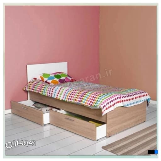 تخت خواب بزرگسال کد 0034 مبلمان فرنا مدل 1143392