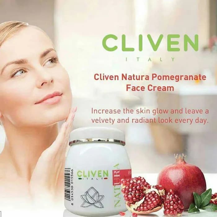 کرم صورت آبرسان و شفاف کننده انار کلیون Cliven حجم 300 میل — تصویر ۲